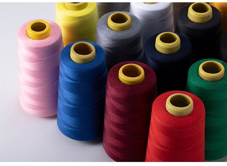 Polyester Thread Spools For Sewing Machines, All Purpose Hand Sewing Thread, Yellow Big Spools Thread, 21 Colors Available, 3000 Yards, F03